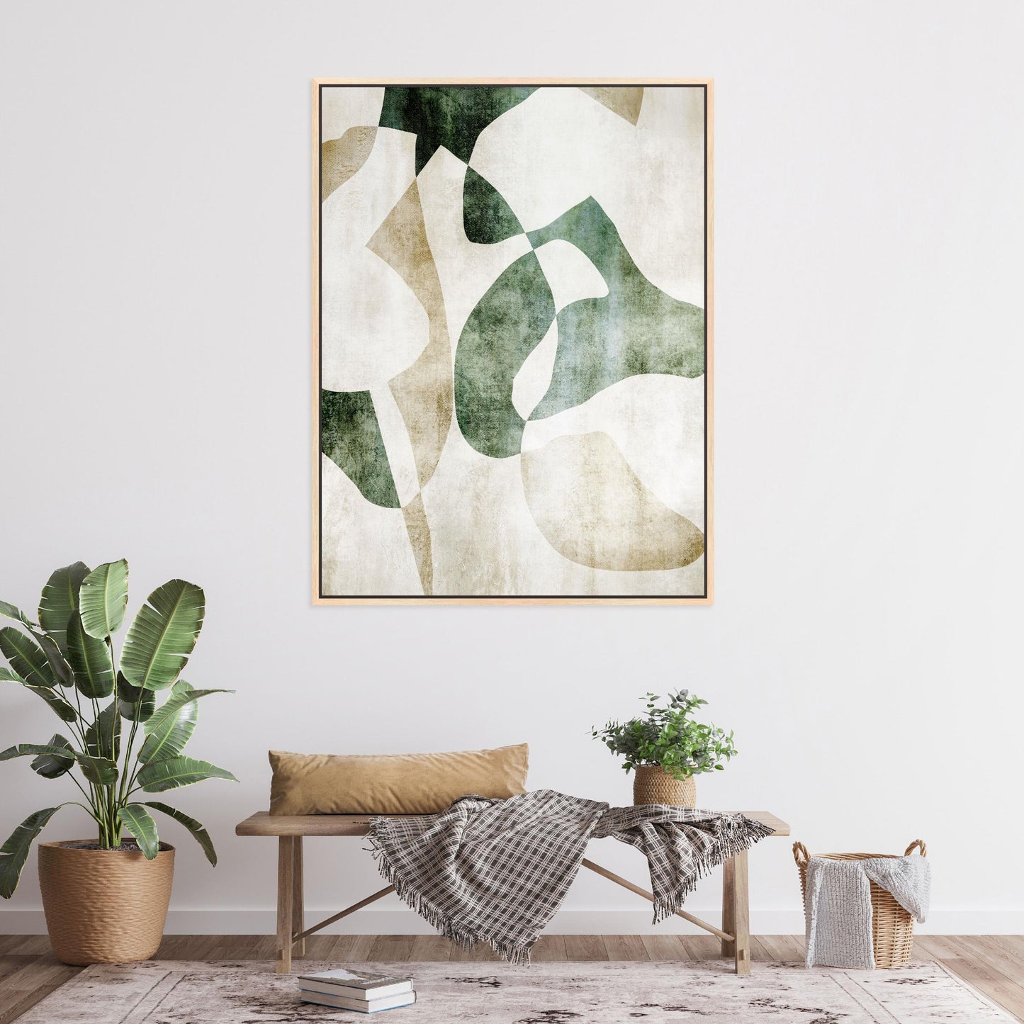 Soraya Portrait Framed Printed Canvas