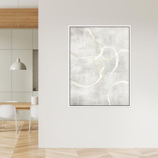 Stylo II Portrait Framed Printed Canvas