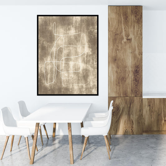 Symphony Portrait Framed Printed Canvas