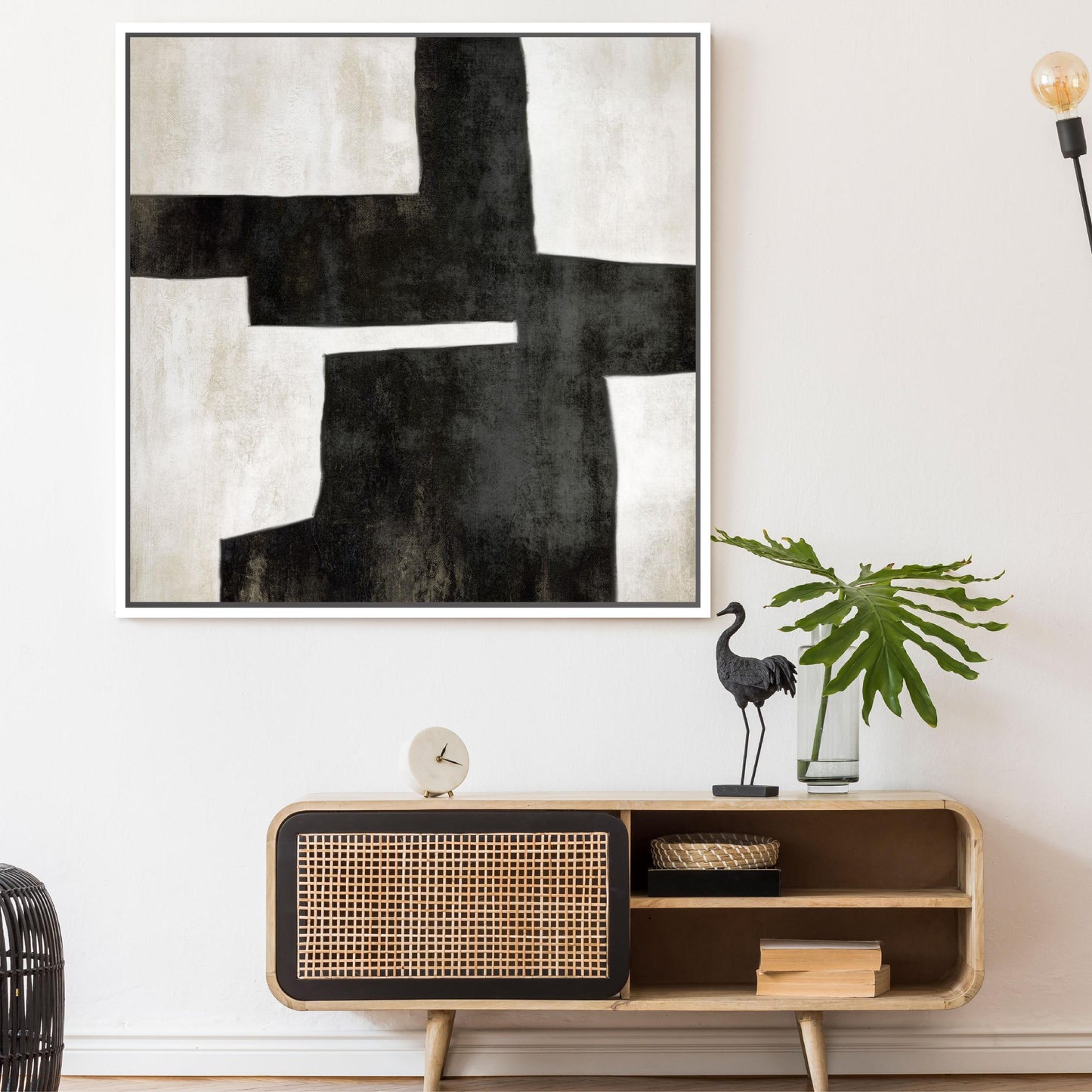 Fabio III Square Framed Printed Canvas