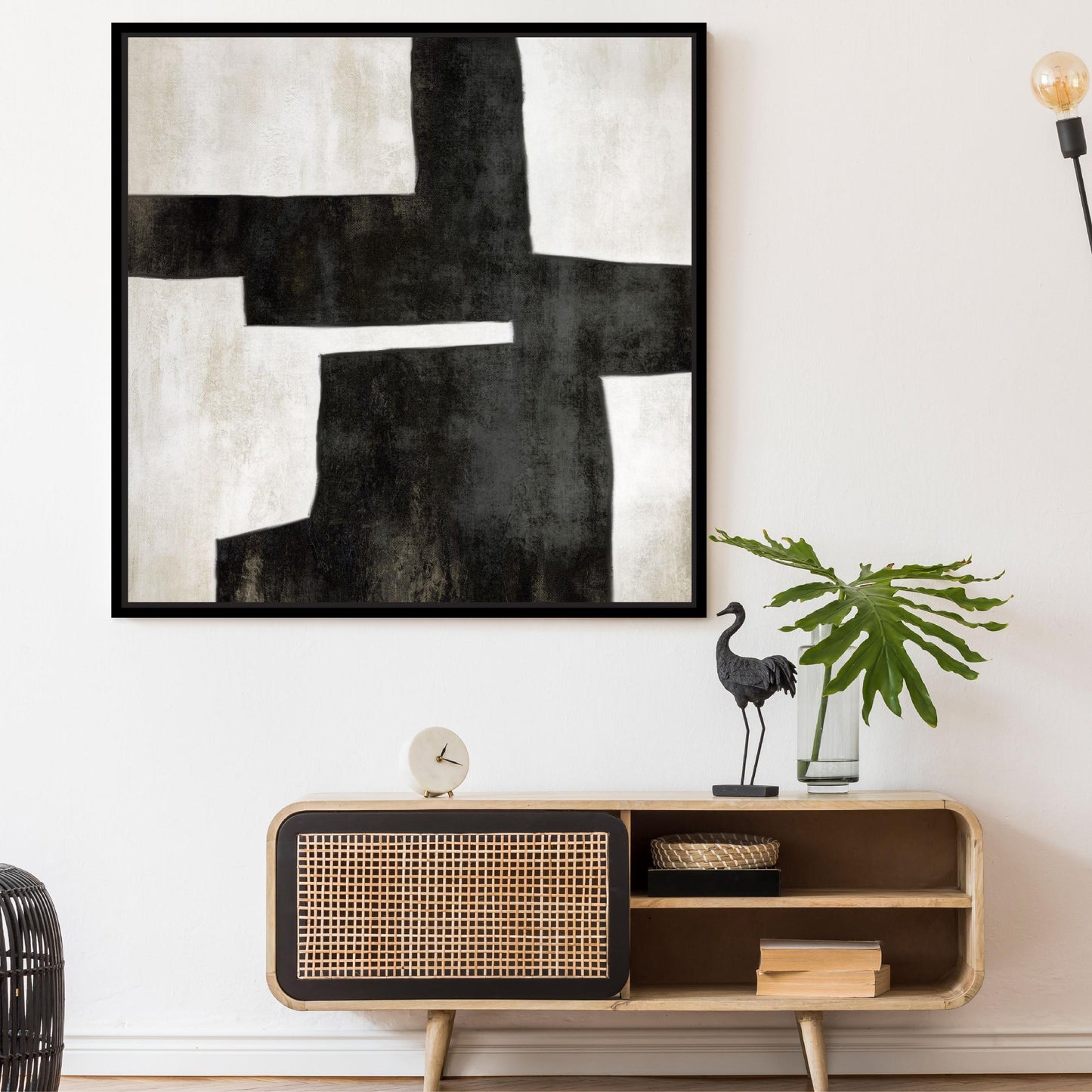 Fabio III Square Framed Printed Canvas