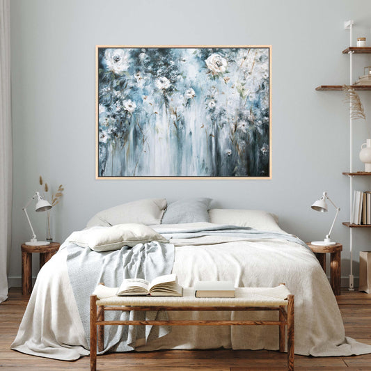 Admiration Landscape Framed Printed Canvas