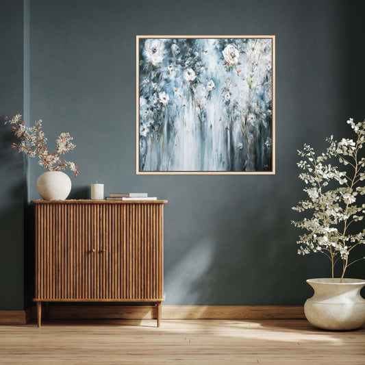 Admiration Square Framed Printed Canvas