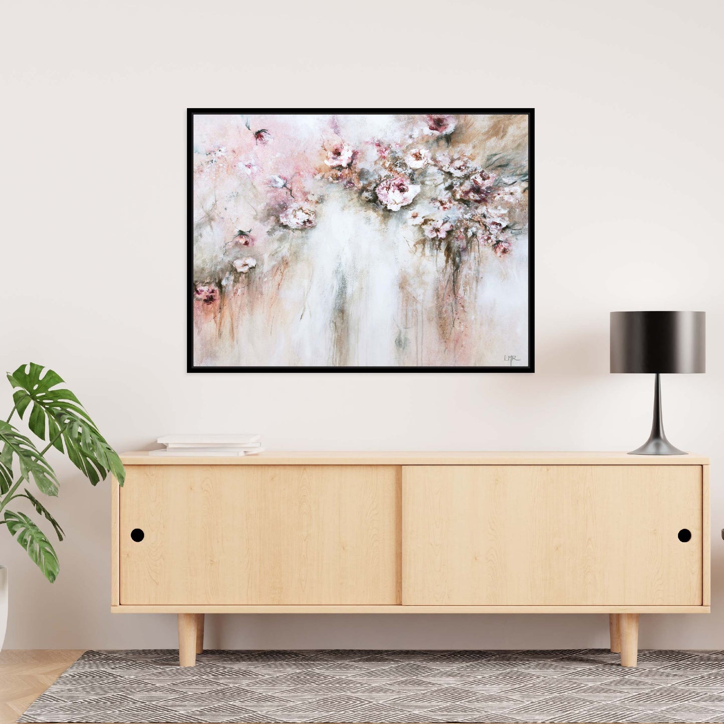 Amore Landscape Framed Printed Canvas