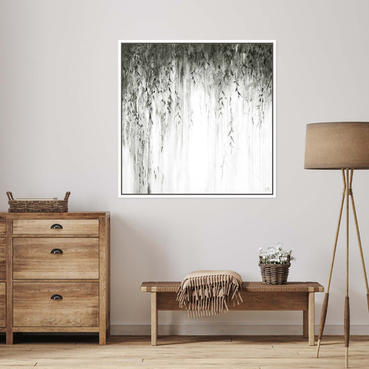 Eden Square Framed Printed Canvas