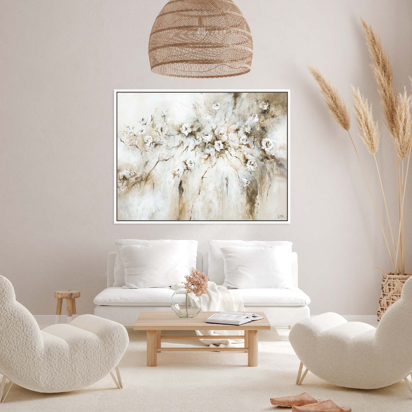 Harmony Landscape Framed Printed Canvas