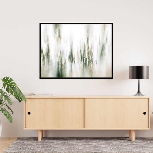 Aspire Landscape Framed Printed Canvas