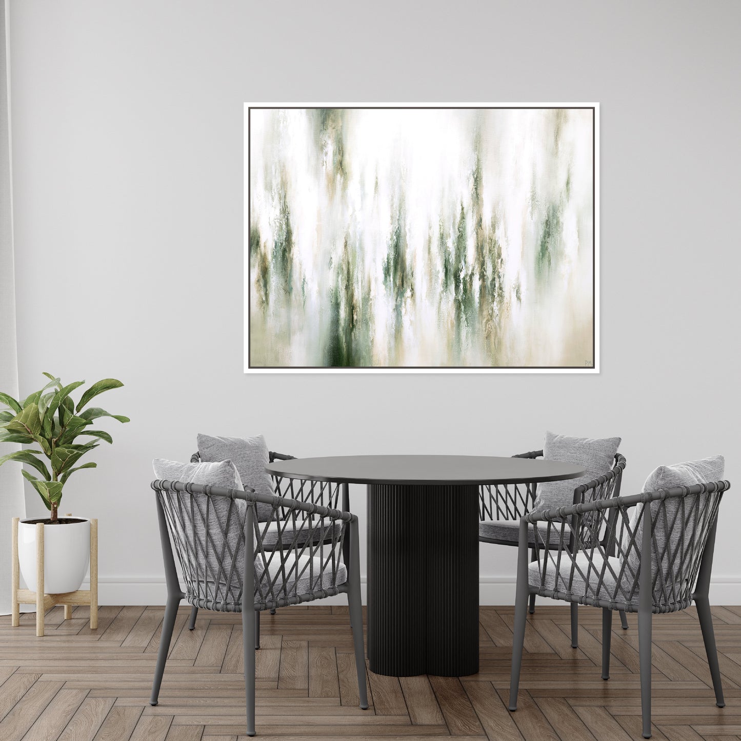 Aspire Landscape Framed Printed Canvas