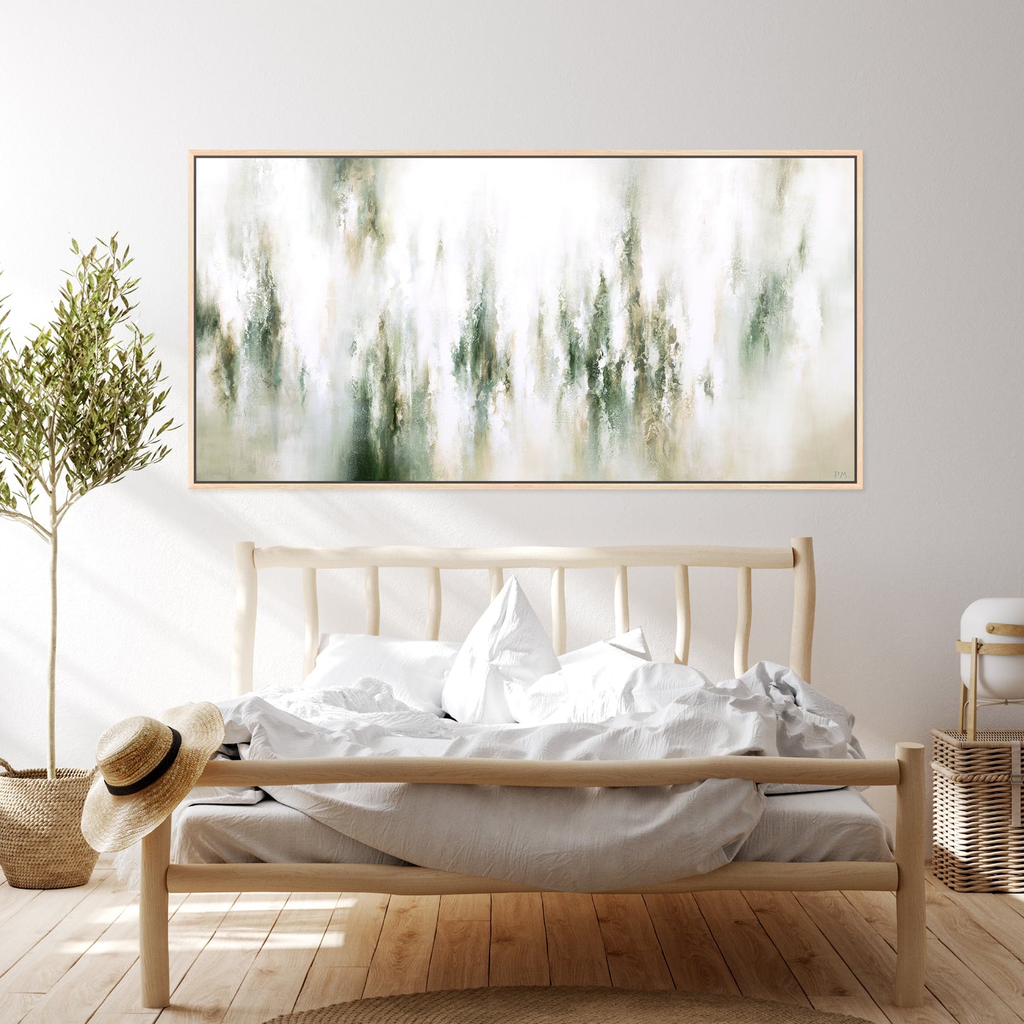 Aspire Panoramic Framed Printed Canvas