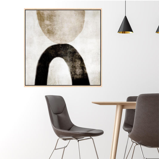 Julo Square Framed Printed Canvas