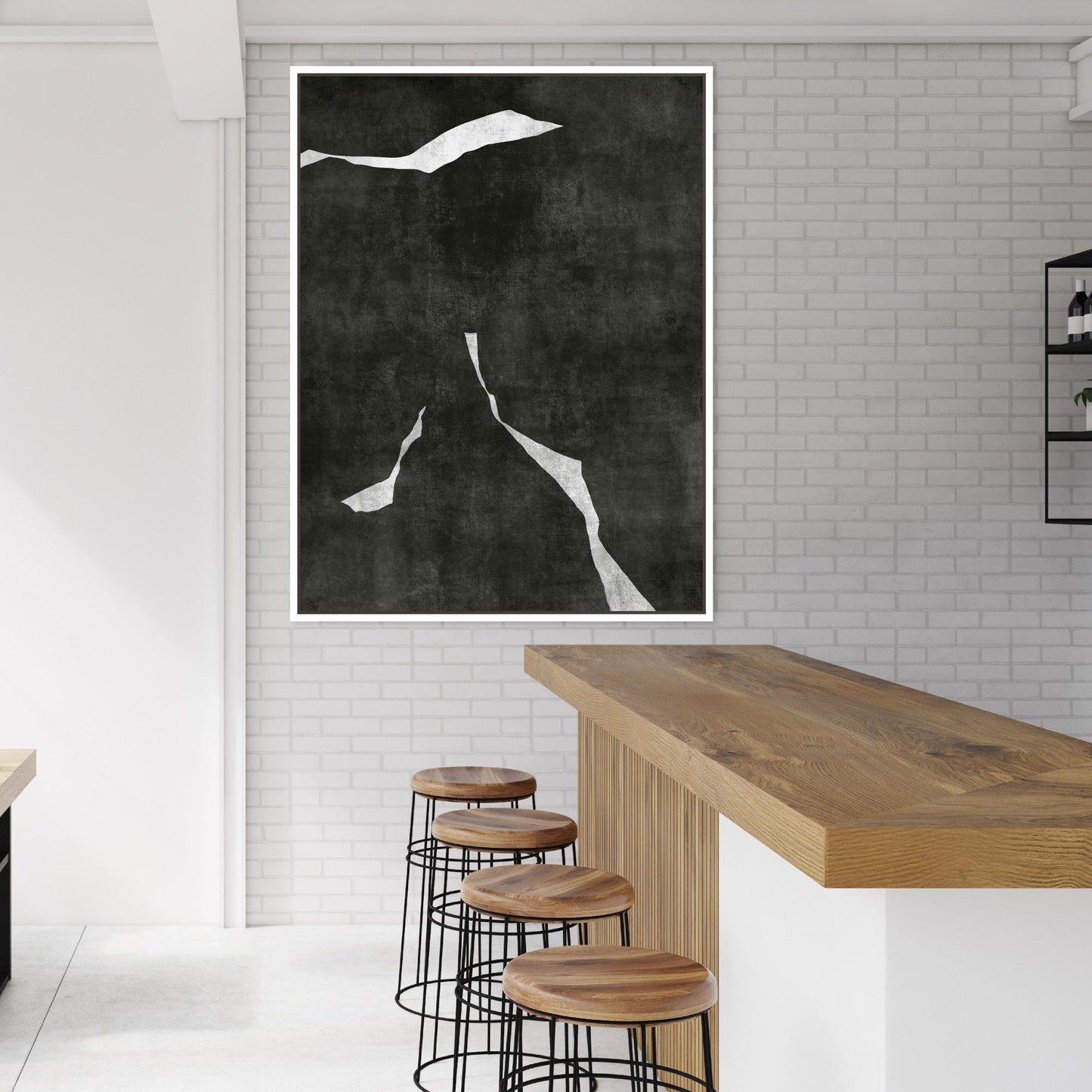 Nero I Portrait Framed Printed Canvas