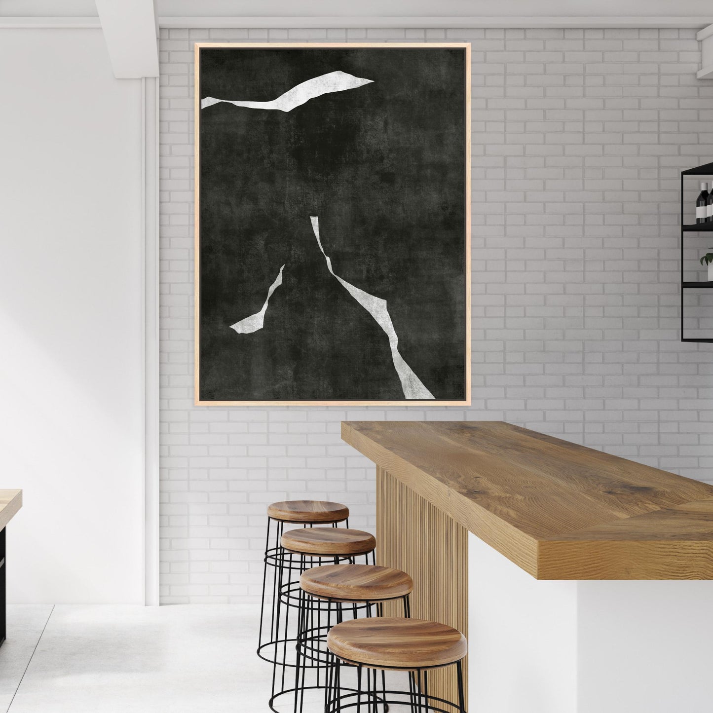 Nero I Portrait Framed Printed Canvas