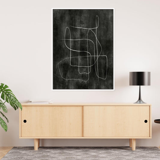 Sonata Portrait Framed Printed Canvas