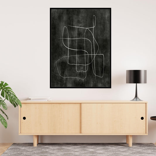 Sonata Portrait Framed Printed Canvas