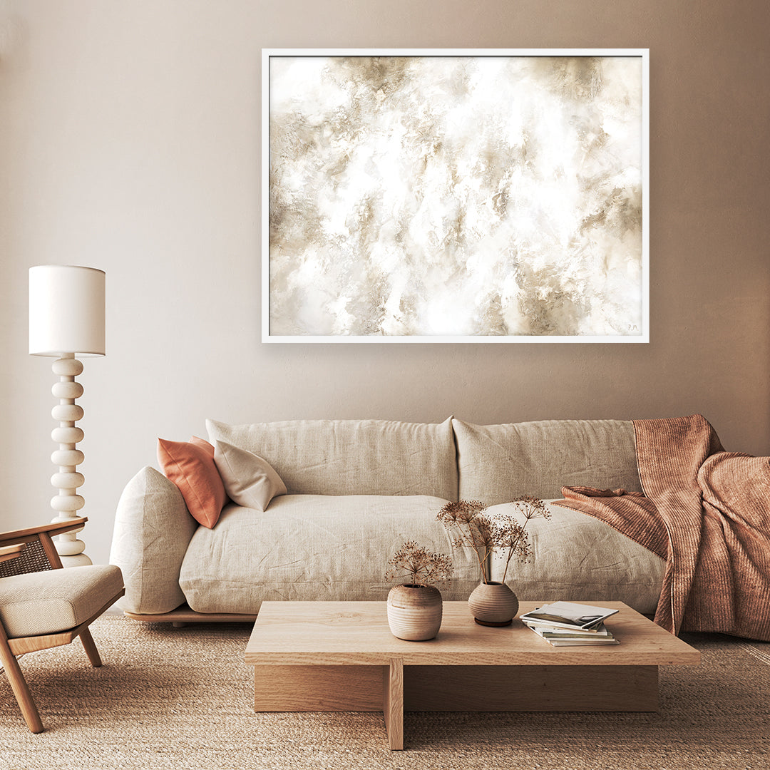 Core Landscape Framed Printed Canvas