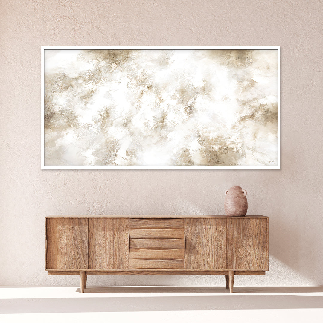 Core Panoramic Framed Printed Canvas