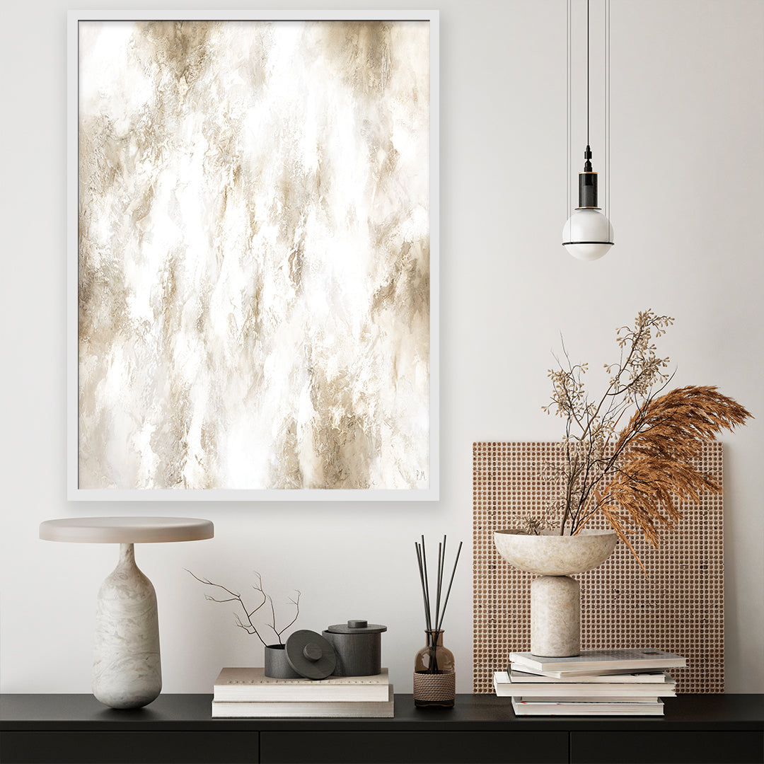 Core Portrait Framed Printed Canvas