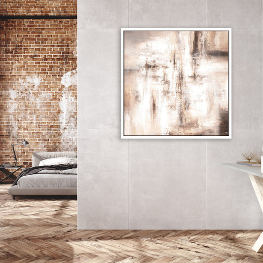 Forte Square Framed Printed Canvas