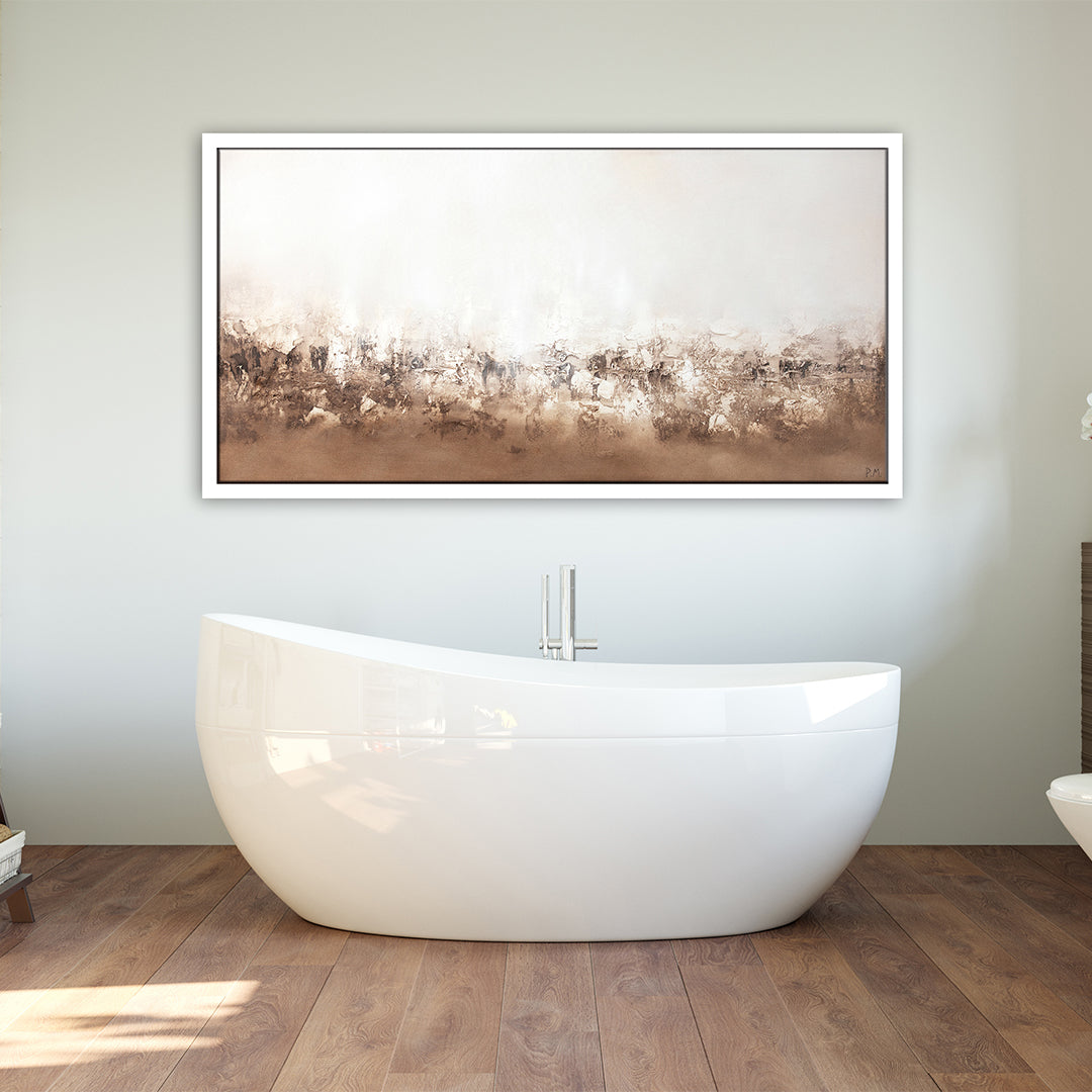 Landa Panoramic Framed Printed Canvas