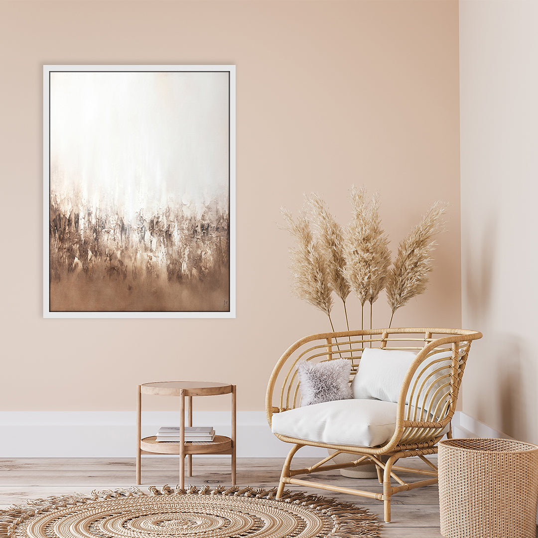 Landa Portrait Framed Printed Canvas