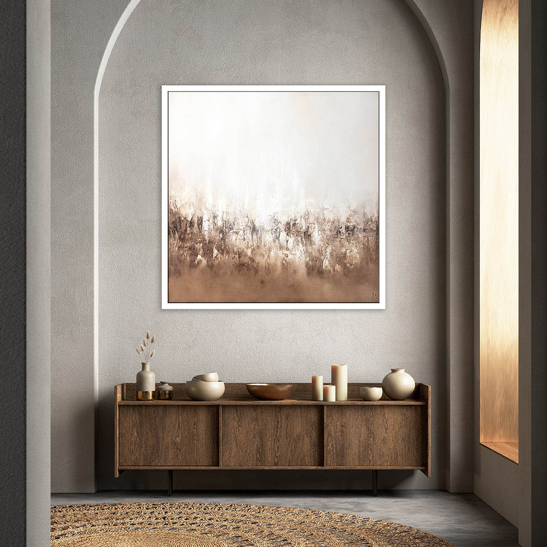 Landa Square Framed Printed Canvas