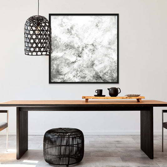 Luna Square Framed Printed Canvas