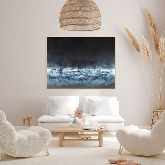 Aphrodite Landscape Framed Printed Canvas
