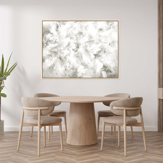 Fracture Landscape Framed Printed Canvas