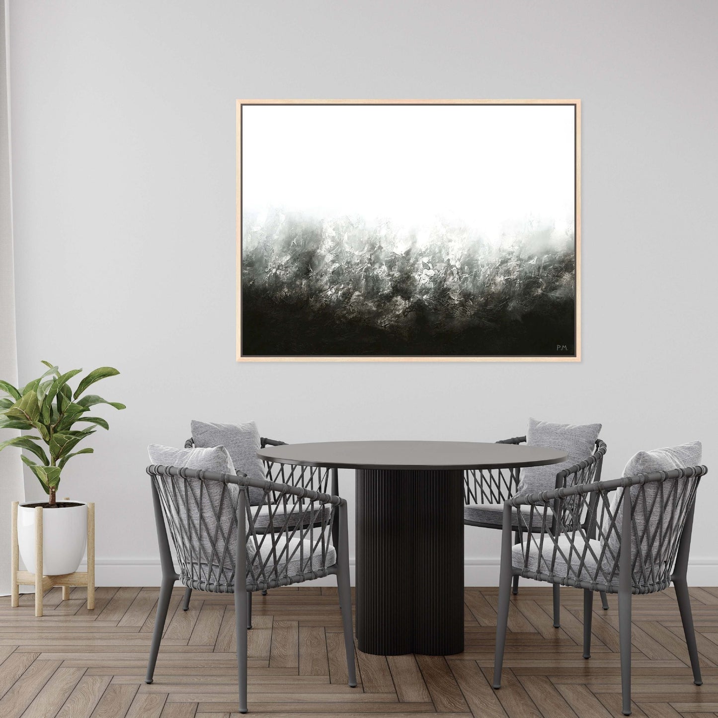 Transition Landscape Framed Printed Canvas