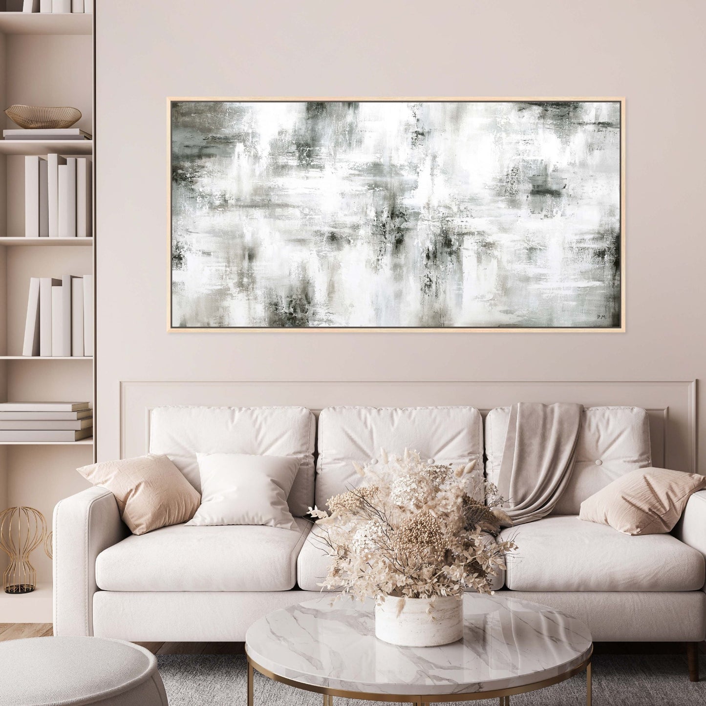 Allure Panoramic Framed Printed Canvas