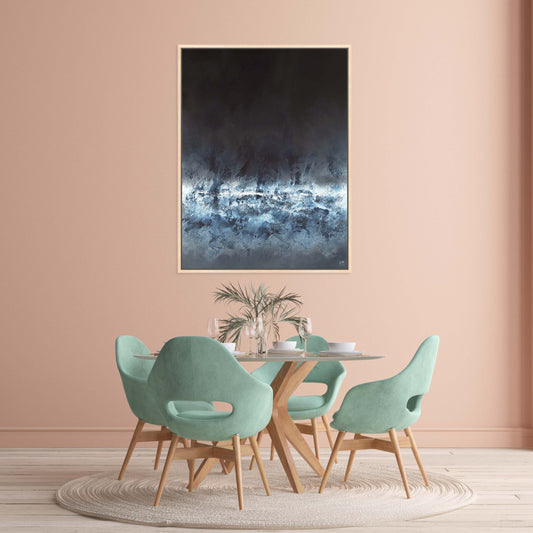 Aphrodite Portrait Framed Printed Canvas