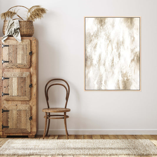 Core Portrait Framed Printed Canvas