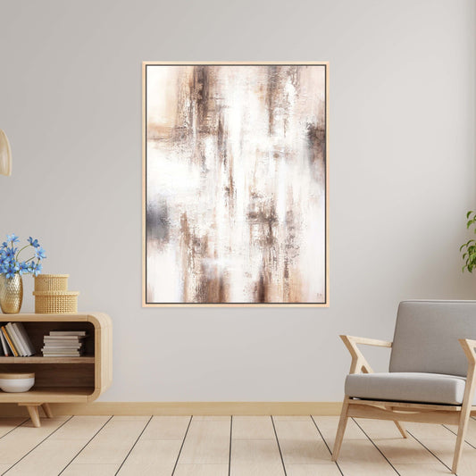 Mila Portrait Framed Printed Canvas