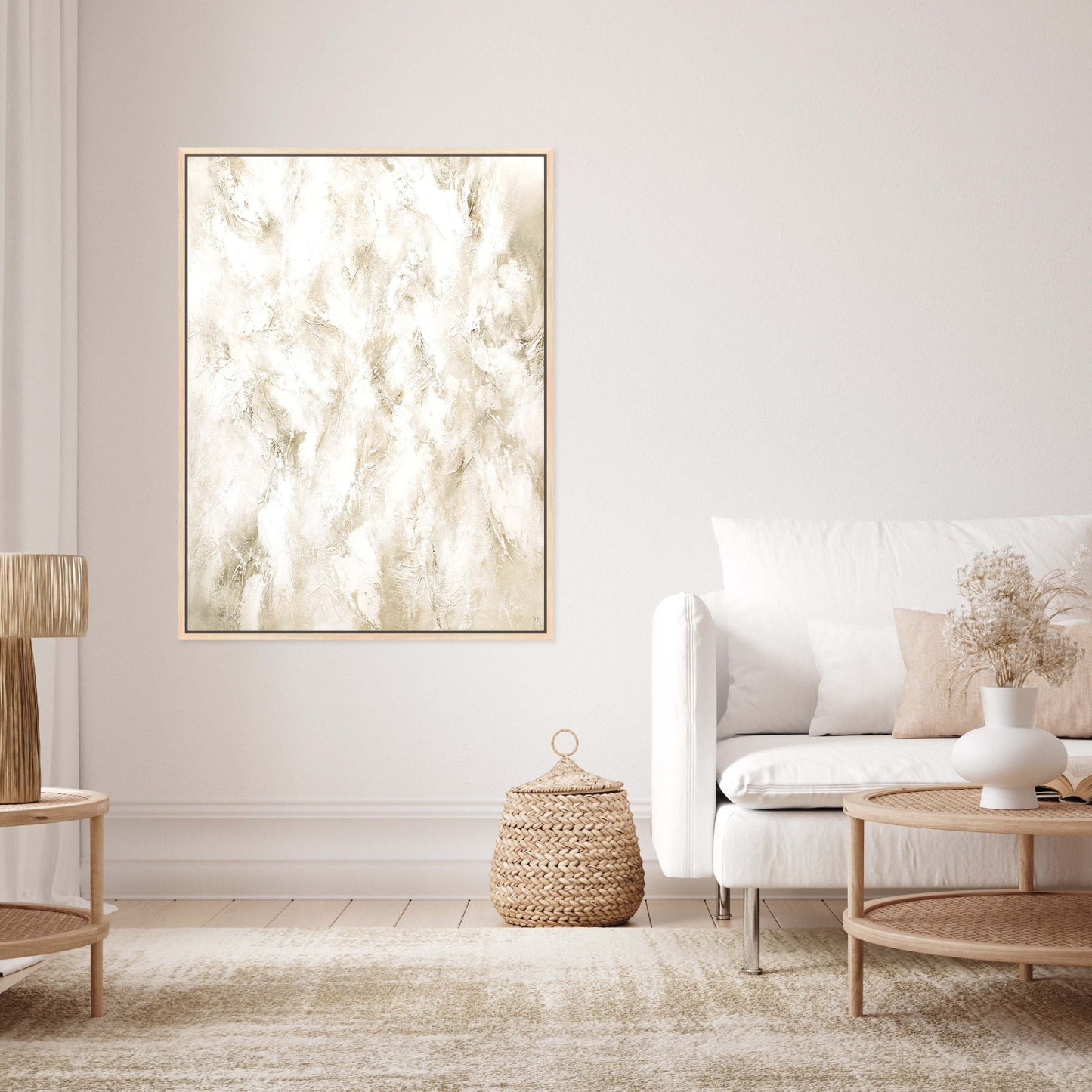 Unearthed I Portrait Framed Printed Canvas