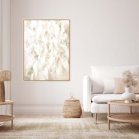 Unearthed I Portrait Framed Printed Canvas