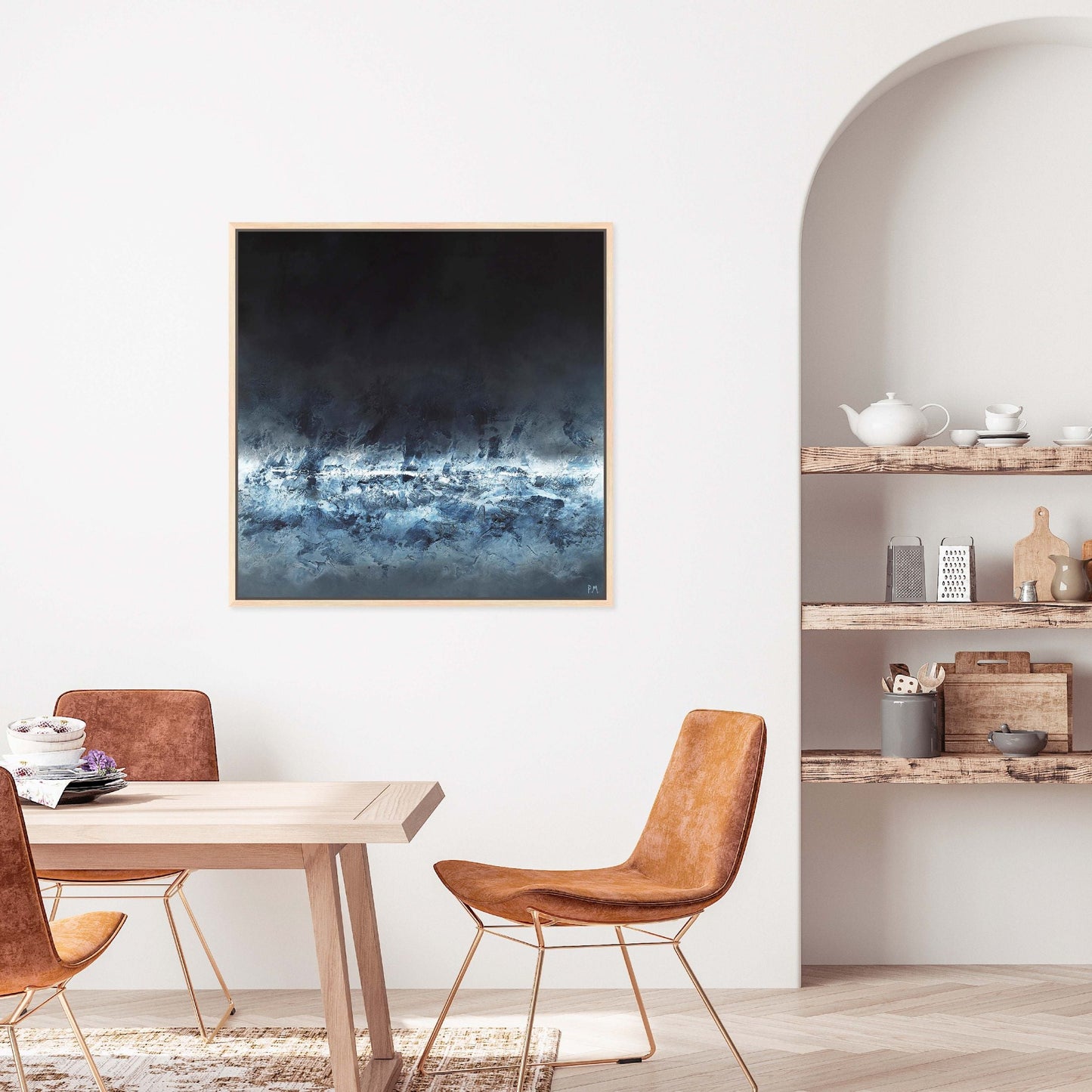 Aphrodite Square Framed Printed Canvas