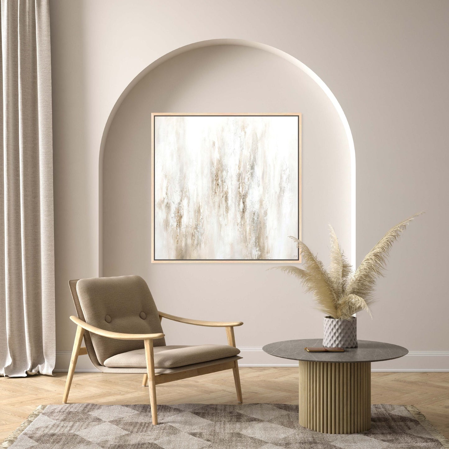 Forma Square Framed Printed Canvas