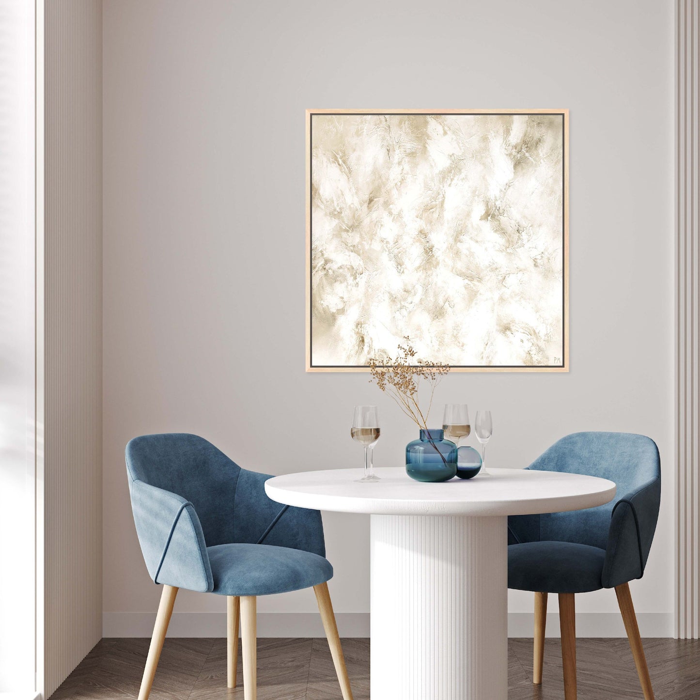 Unearthed II Square Framed Printed Canvas