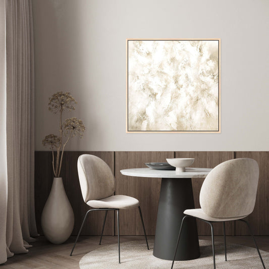 Unearthed I Square Framed Printed Canvas