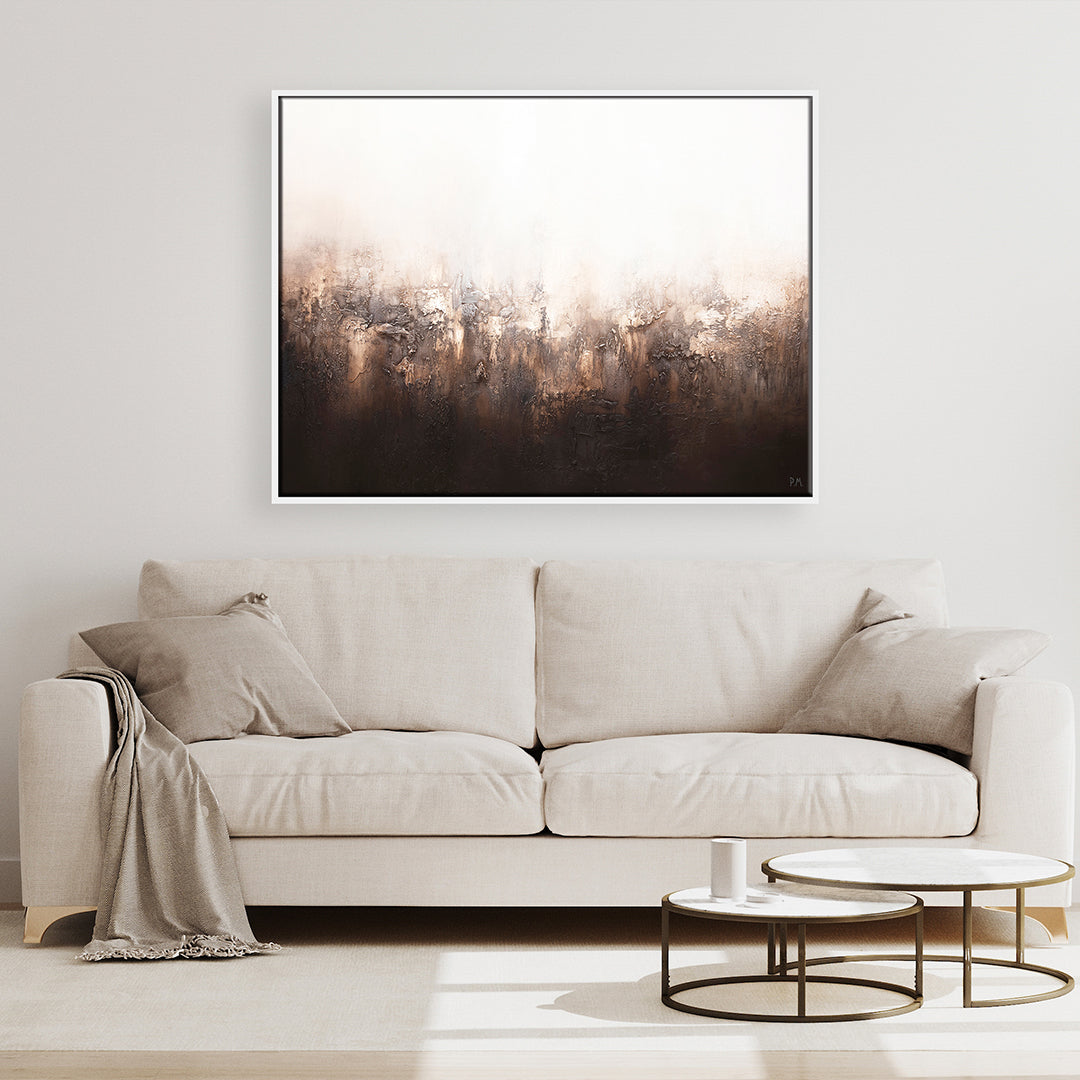 Rustica Landscape Framed Printed Canvas