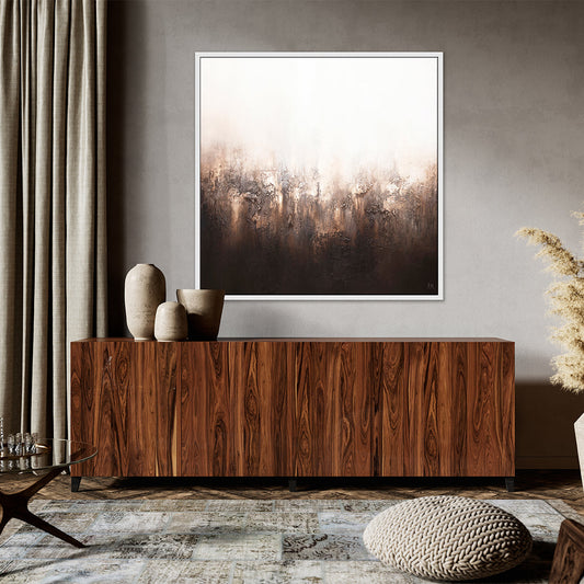 Rustica Square Framed Printed Canvas