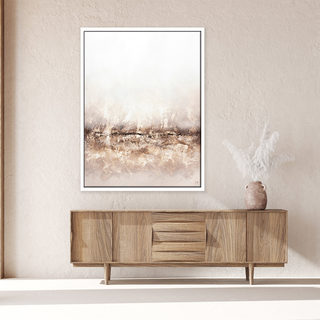 Terres Portrait Framed Printed Canvas