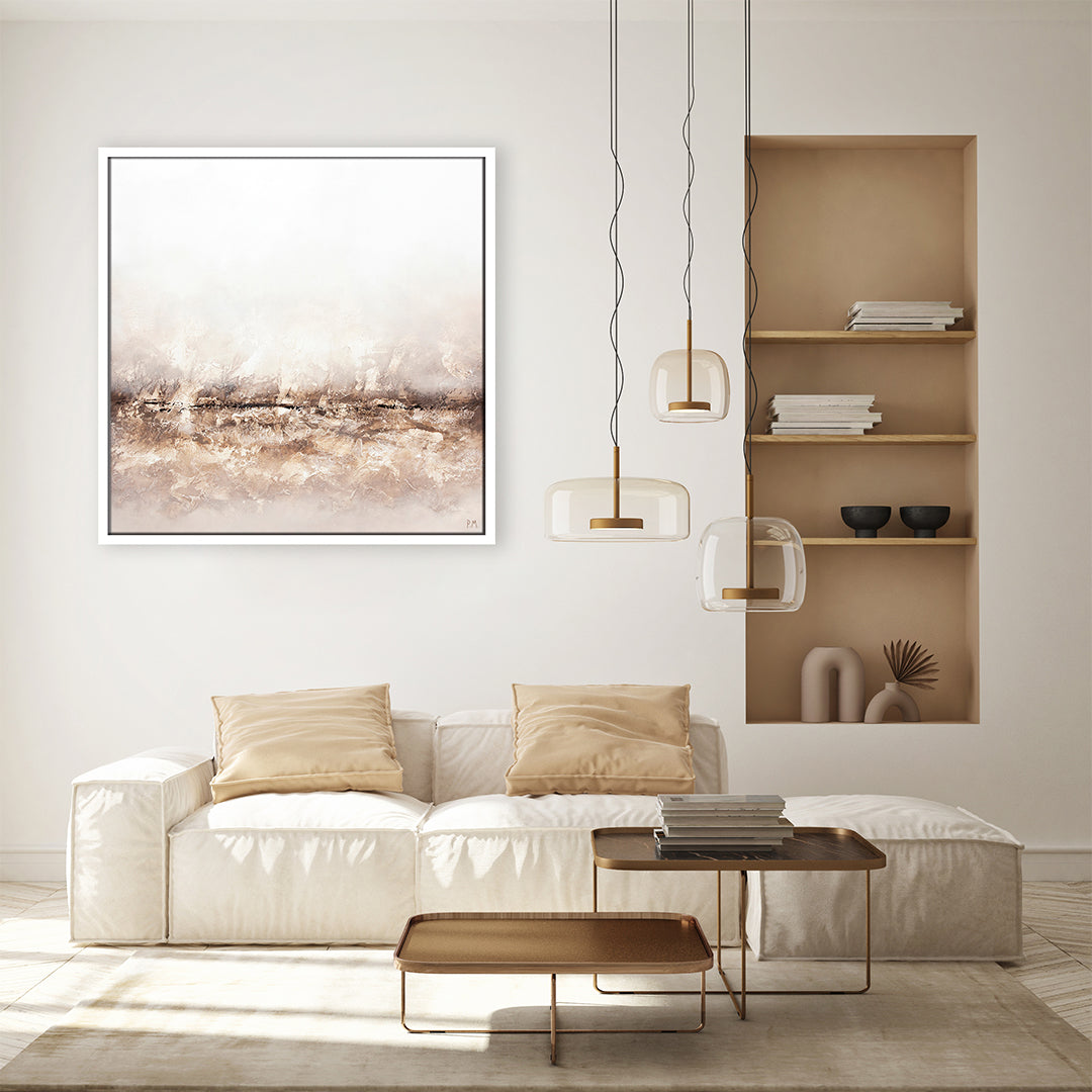 Terres Square Framed Printed Canvas