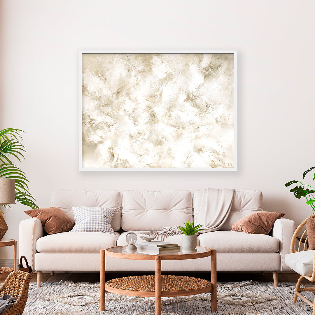 Unearthed II Landscape Framed Printed Canvas