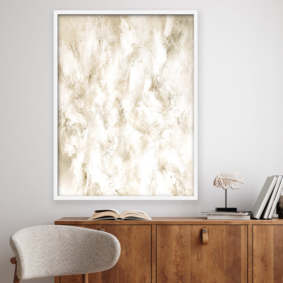 Unearthed II Portrait Framed Printed Canvas