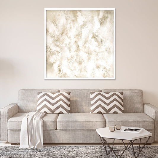 Unearthed II Square Framed Printed Canvas