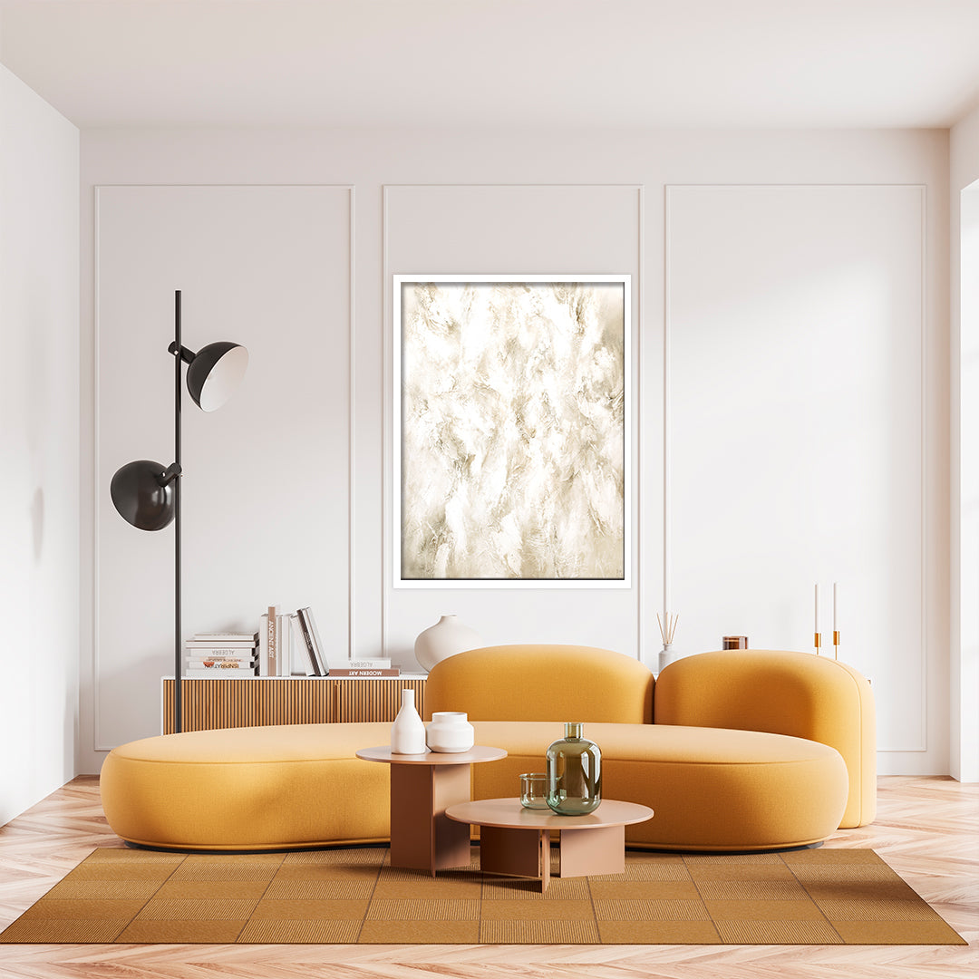 Unearthed I Portrait Framed Printed Canvas