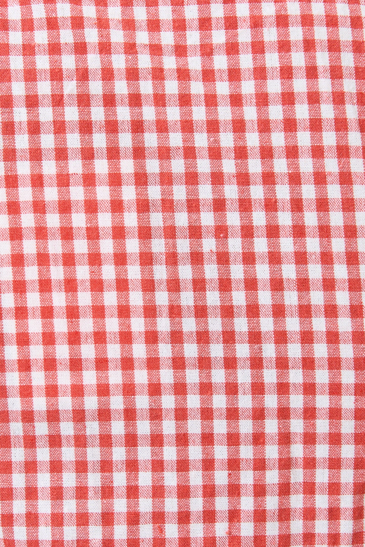 Marleen Gingham Ric Rac Trim Cropped Jumpsuit - Red