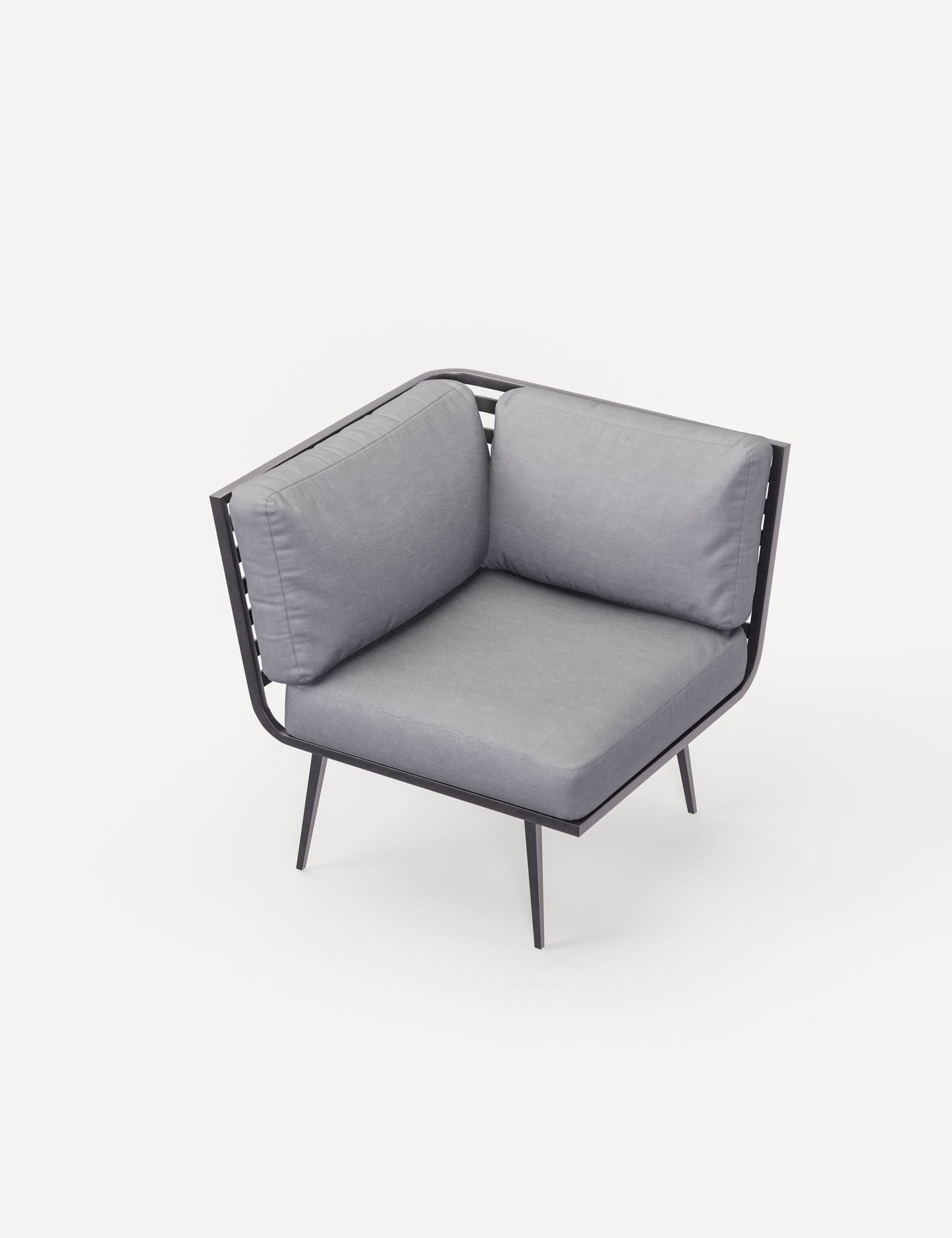 Mayfair Corner Lounging Set with Fire Pit Table and 1 Bench
