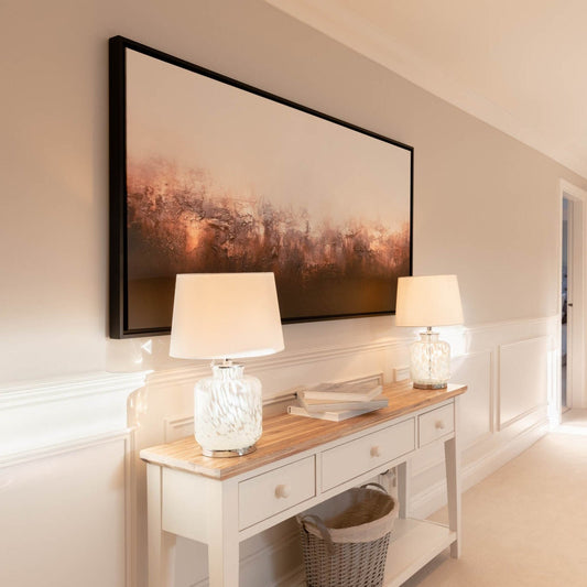 Rustica Panoramic Framed Printed Canvas